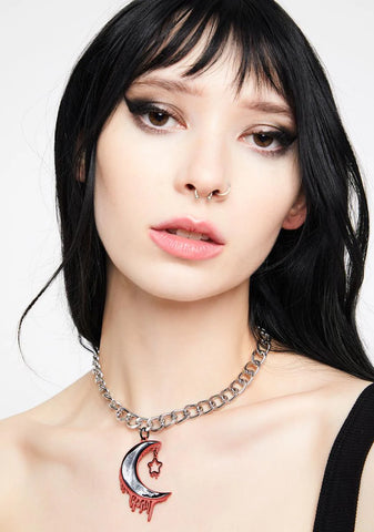 Sacrifice The Night Moon Choker