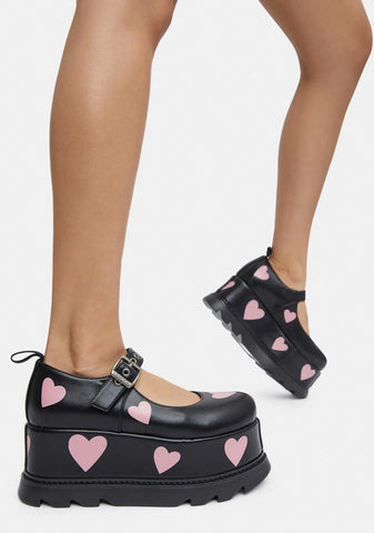 Sweetheart Of Mind Platform Mary Janes