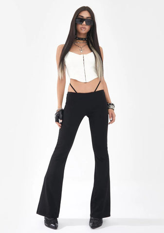 Naughty Angel Vegan Leather Corset Top