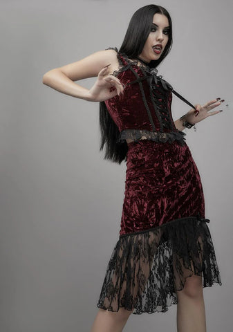 Killer In Me Velvet Bustier