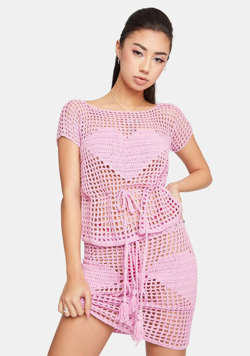 Blush Fleeting Love Crochet Set
