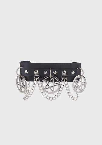 Measured Resistance Pentagram Choker