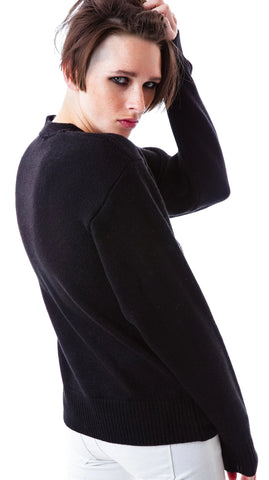 Bad Boy Bart Knit Crew - Off White