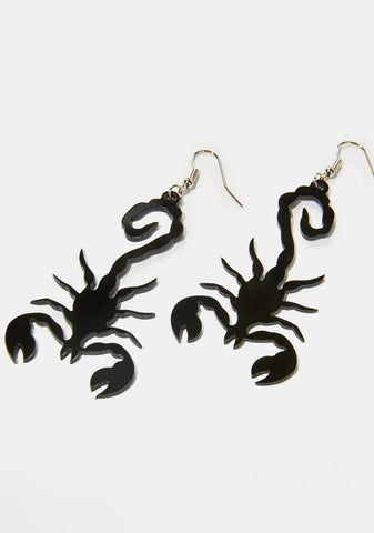 Might Get Stung Scorpion Earrings