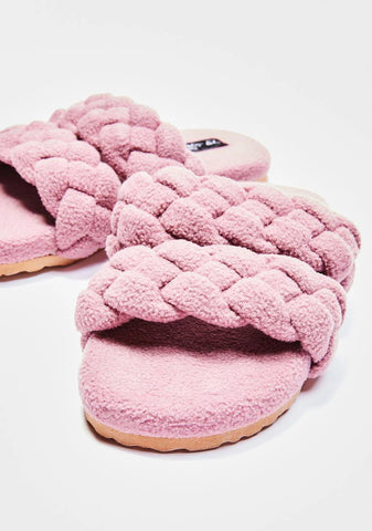 Mauve So Unbothered Slide Sandals