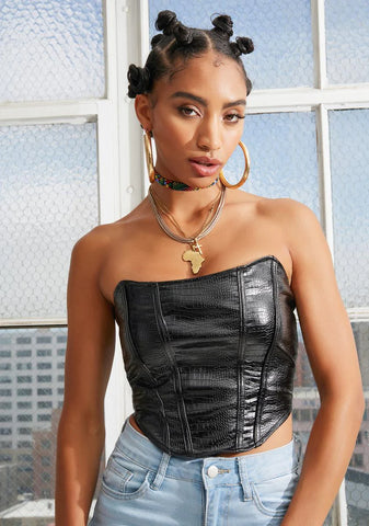 Dangerous Woman Strapless Corset