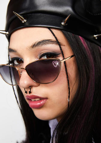 You're Feisty Rhinestone Sunglasses