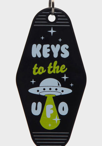 Keys To The UFO Motel Keychain