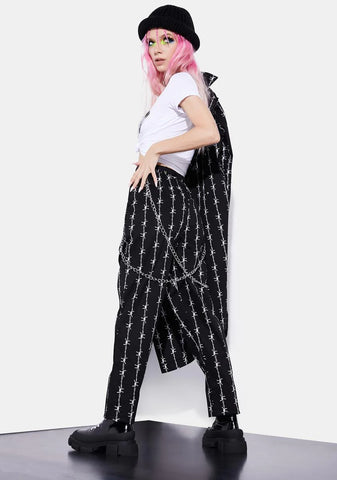 No Squares Allowed Barbed Wire Pants