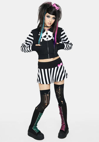 Scene Stealer Striped Hoodie