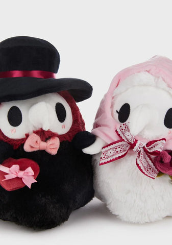 Mini Valentines Day Plague Doctor & Nurse Set