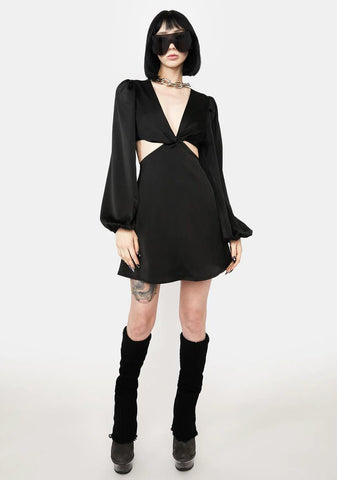 Secret Aura Cut Out Mini Dress