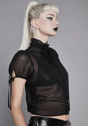 Worst Enemy Chiffon Blouse