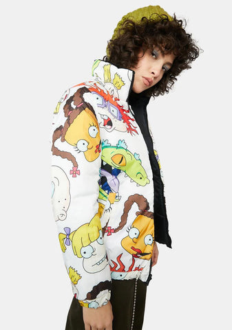 X Nickelodeon Reversible Puffer Jacket