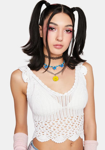 Memory Lane Crochet Top
