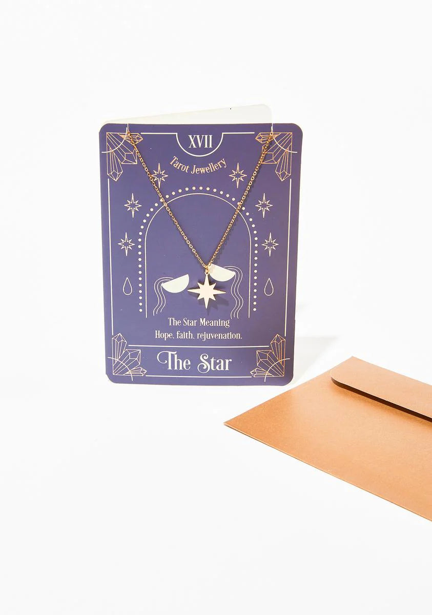 Star Sign Tarot Necklace