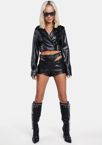 The Devil's Reject Cropped Blazer