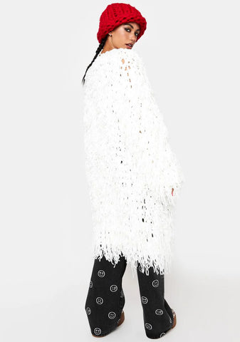 Too Shy Long Cardigan