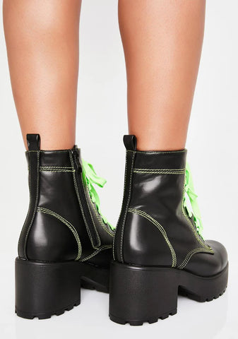 Slime Kitana Combat Boots