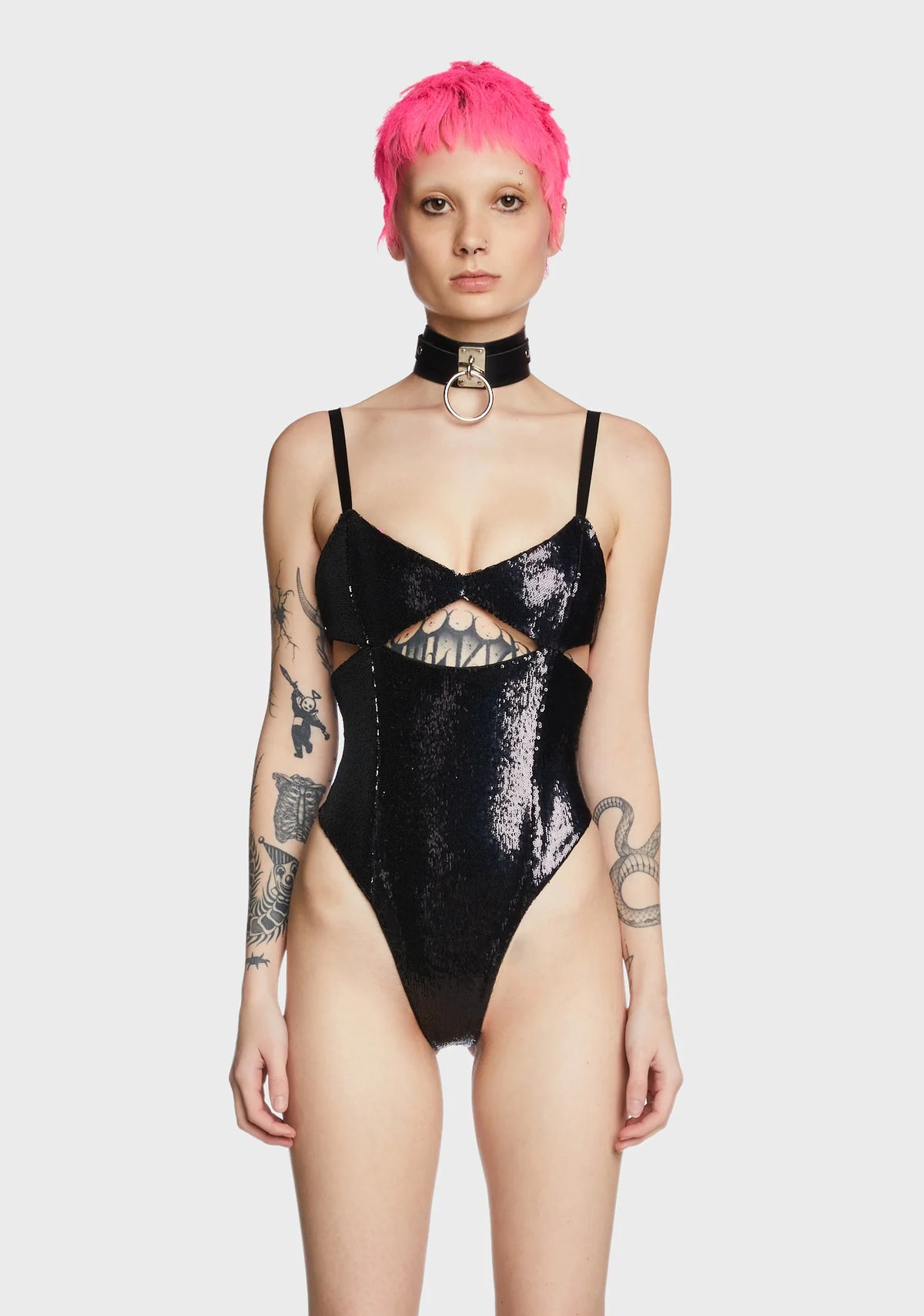 Alien Encounter Sequin Bodysuit
