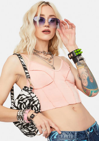 Why Bother Bustier Crop Top