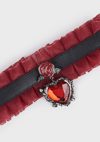 Love Adorned Presents Heart Choker