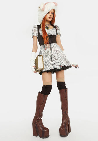 See The Unseen Underbust Dress