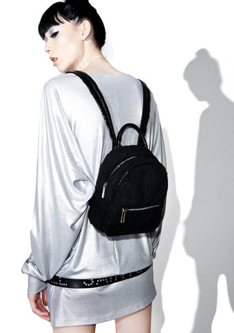 Charlie Mini Shearling Backpack