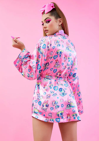Pillow Fighters Satin Robe