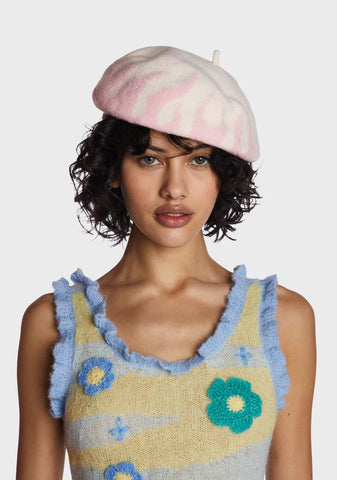 Star Sparks Fuzzy Beret