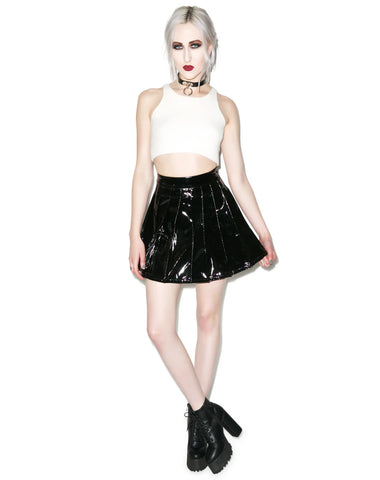 Vinyl Vixen Pleated Skirt