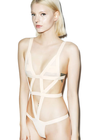 The Bandit Onezie - Light Pink