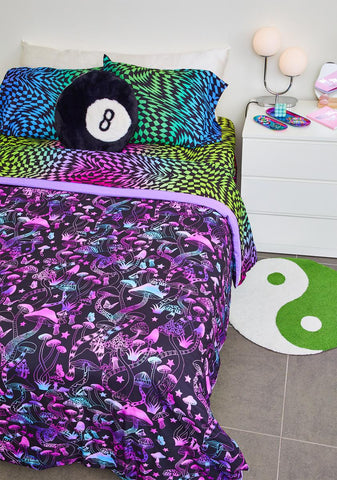 Cyber Garden Duvet Cover