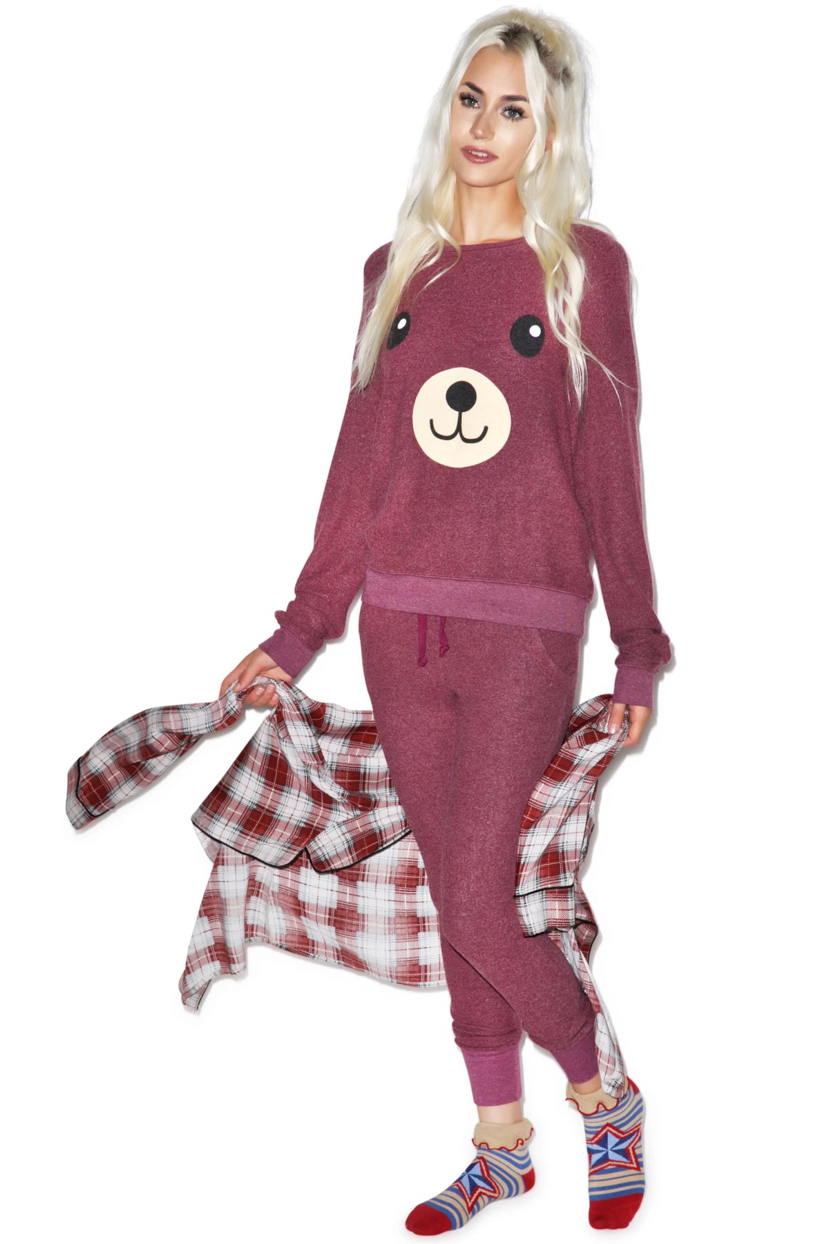 Teddy Girl Baggy Beach Jumper