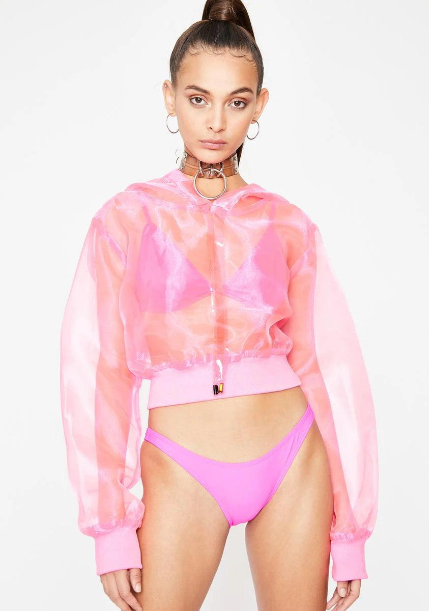 Candy Sass Scene Organza Hoodie