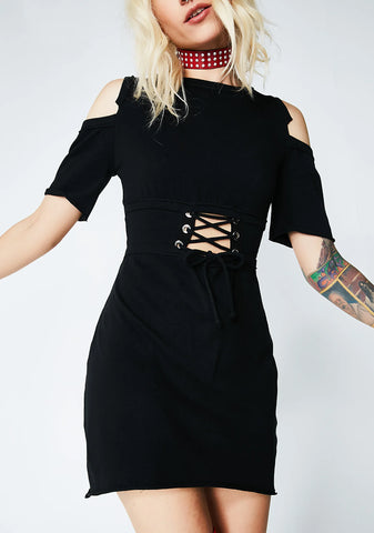 Hawky Cold Shoulder Dress