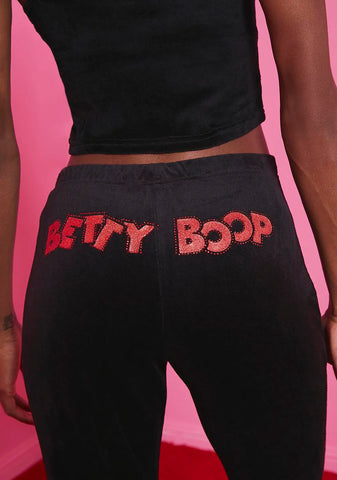 Such A Flirty Toon Flared Track Pants