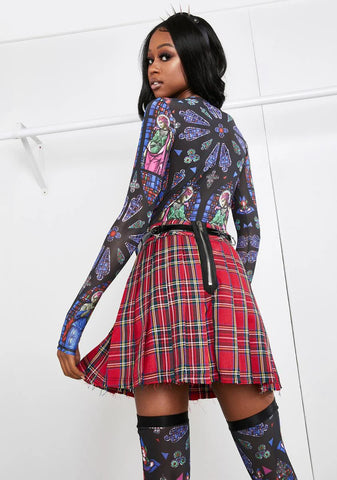 Ruby Dress Code Plaid Skirt