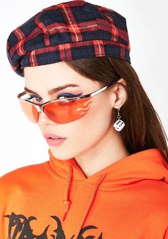 Hellish Uproar Plaid Beret