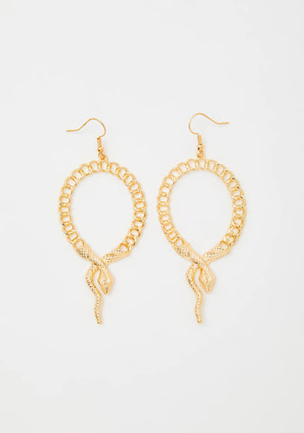 Slitherin' Around Snake Hoops