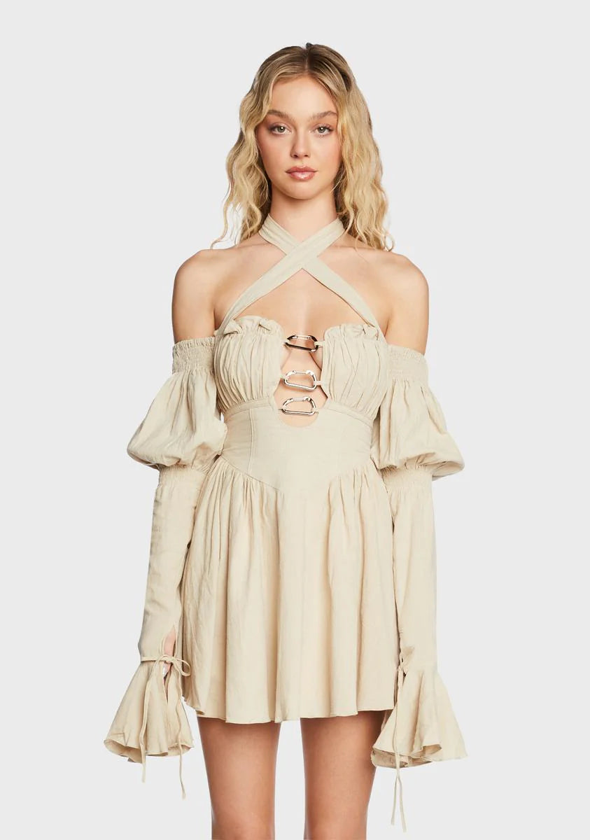 Madeline Linen Mini Dress