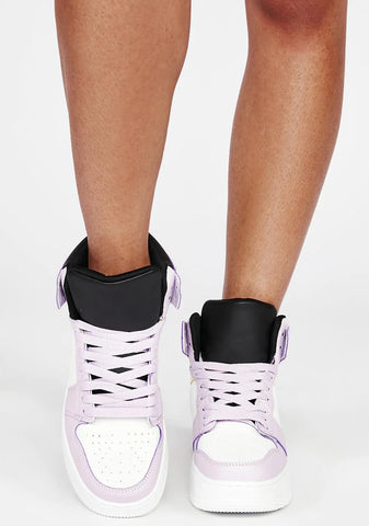 Lilac Starting Line Sneakers
