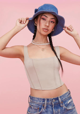 Chic Vision Corset Crop Tank
