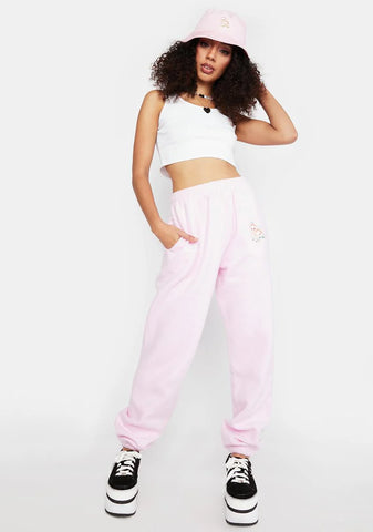 Dramatic Brushed Fleece Sweatpants