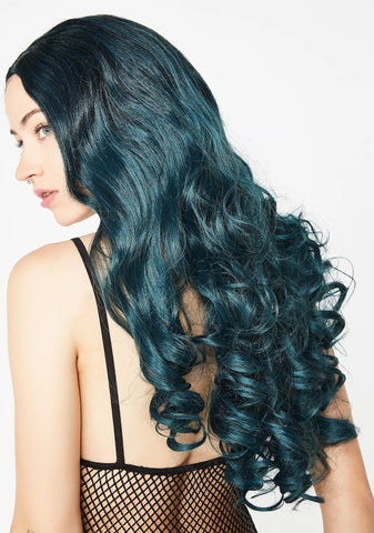 Deep Sea Siren Two Tone Wig