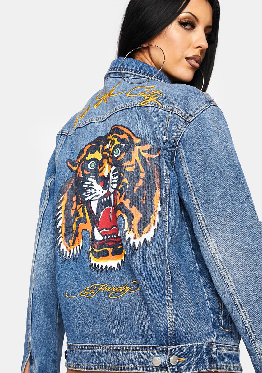 NYC Tiger Denim Jacket