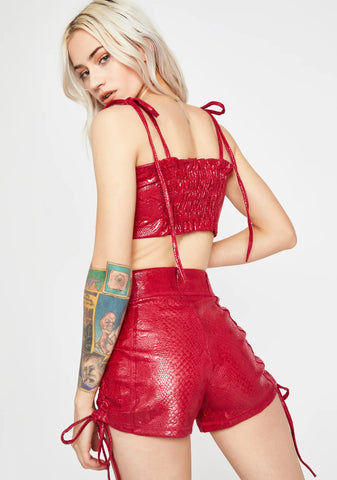 Bad N' Bitten Ruched Shorts