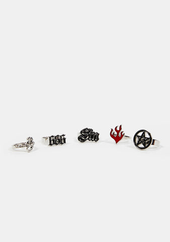 Capital Vices Ring Set