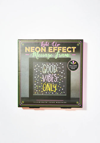 Light Me Up Neon Effect Frame