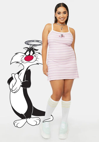Plus Bad Ol Puddy Tat Mini Dress